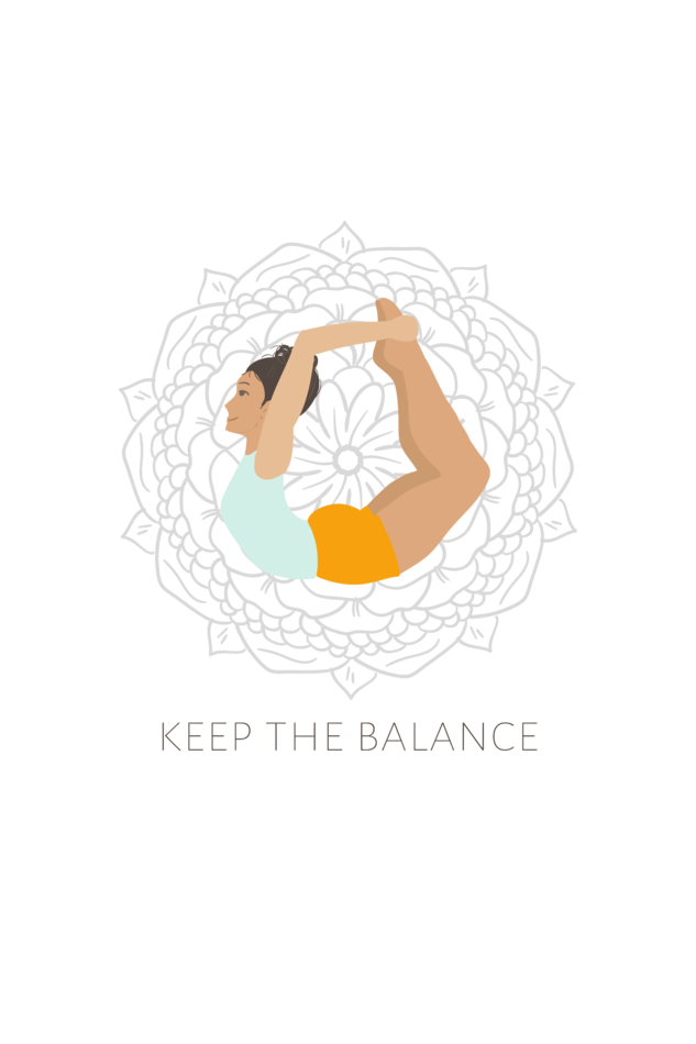 "BALANCE" | T-shirt For Yogis