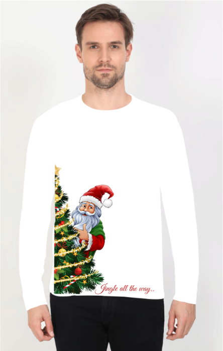 "JINGLE ALL THE WAY" | Christmas Casuals | Unisex Full Sleeve T-shirt