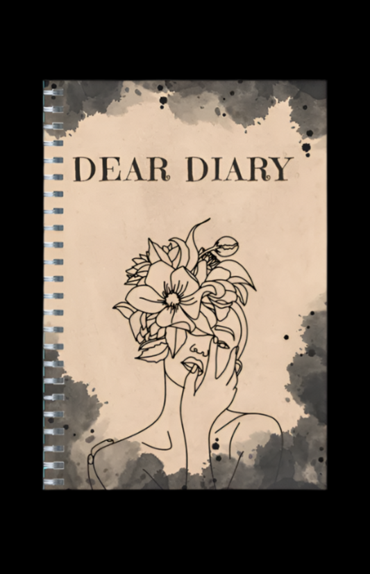 "FLOWER HEAD" | Unruled Notepad | For Notepad Lovers