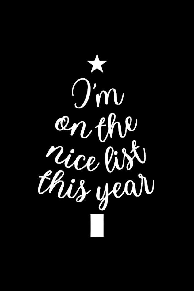 "I AM ON THE NICE LIST THIS YEAR" | Unisex T-shirt | Puff Letter