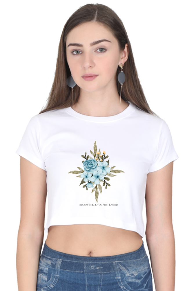 "FLOWER BUSH" Crop Top