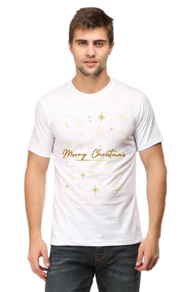 "MERRY CHRISTMAS" | Christmas Casual | Unisex T-shirt | Gold