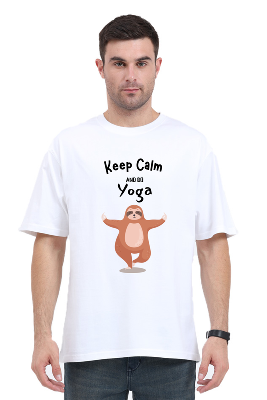 "KEEP CALM & YOGA" | T-shirt For Yoga Lovers