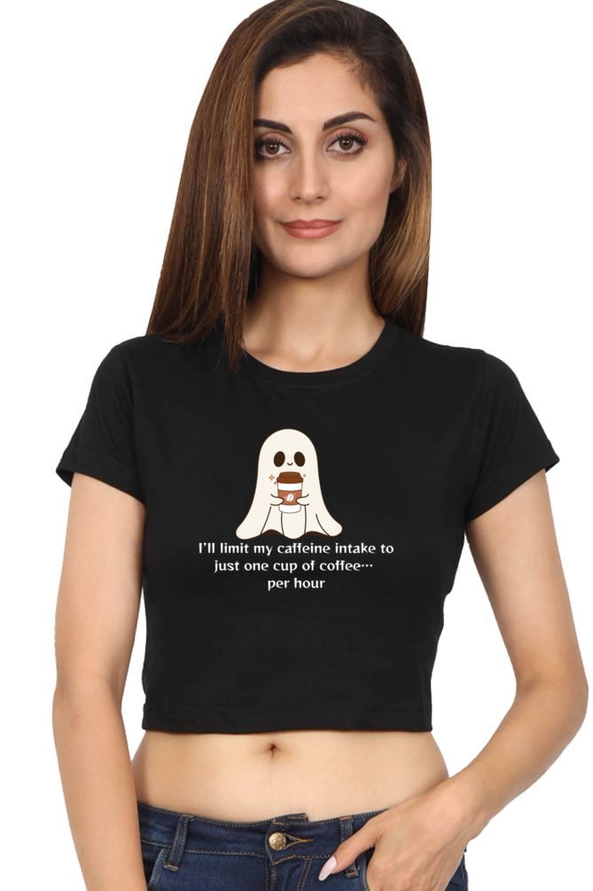 COFFEE GHOST | Crop Tops For Coffee Lovers