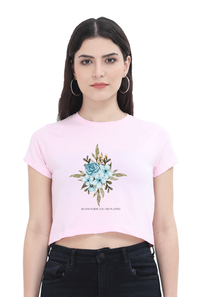 "FLOWER BUSH" Crop Top