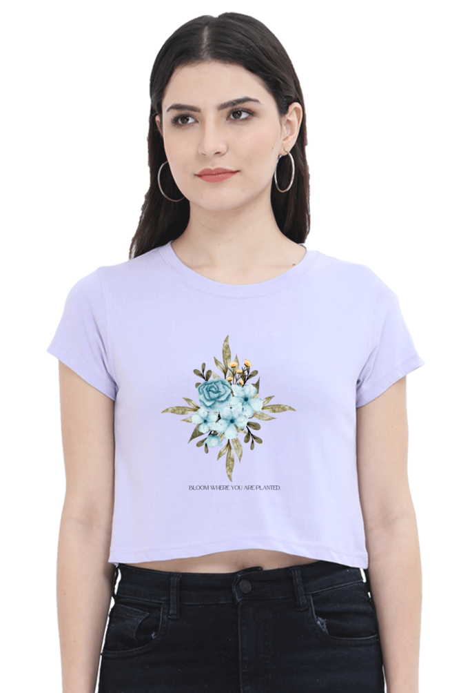 "FLOWER BUSH" Crop Top