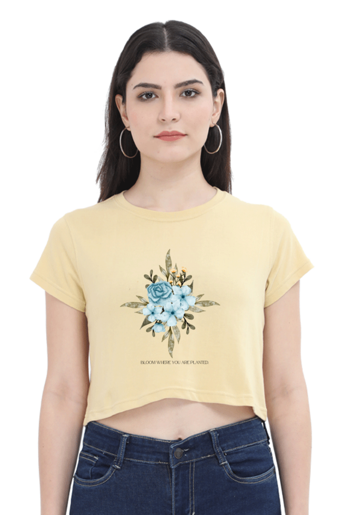 "FLOWER BUSH" Crop Top