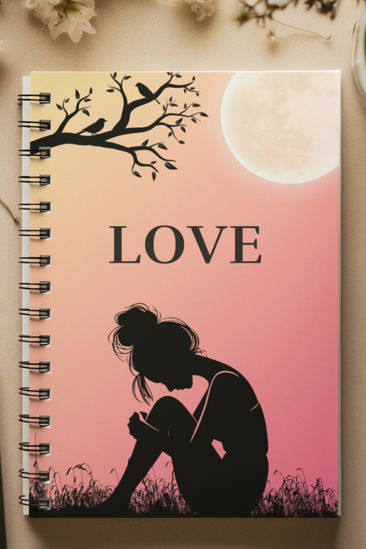 "MOON LOVE" | Unruled Journals | For Diary Lovers