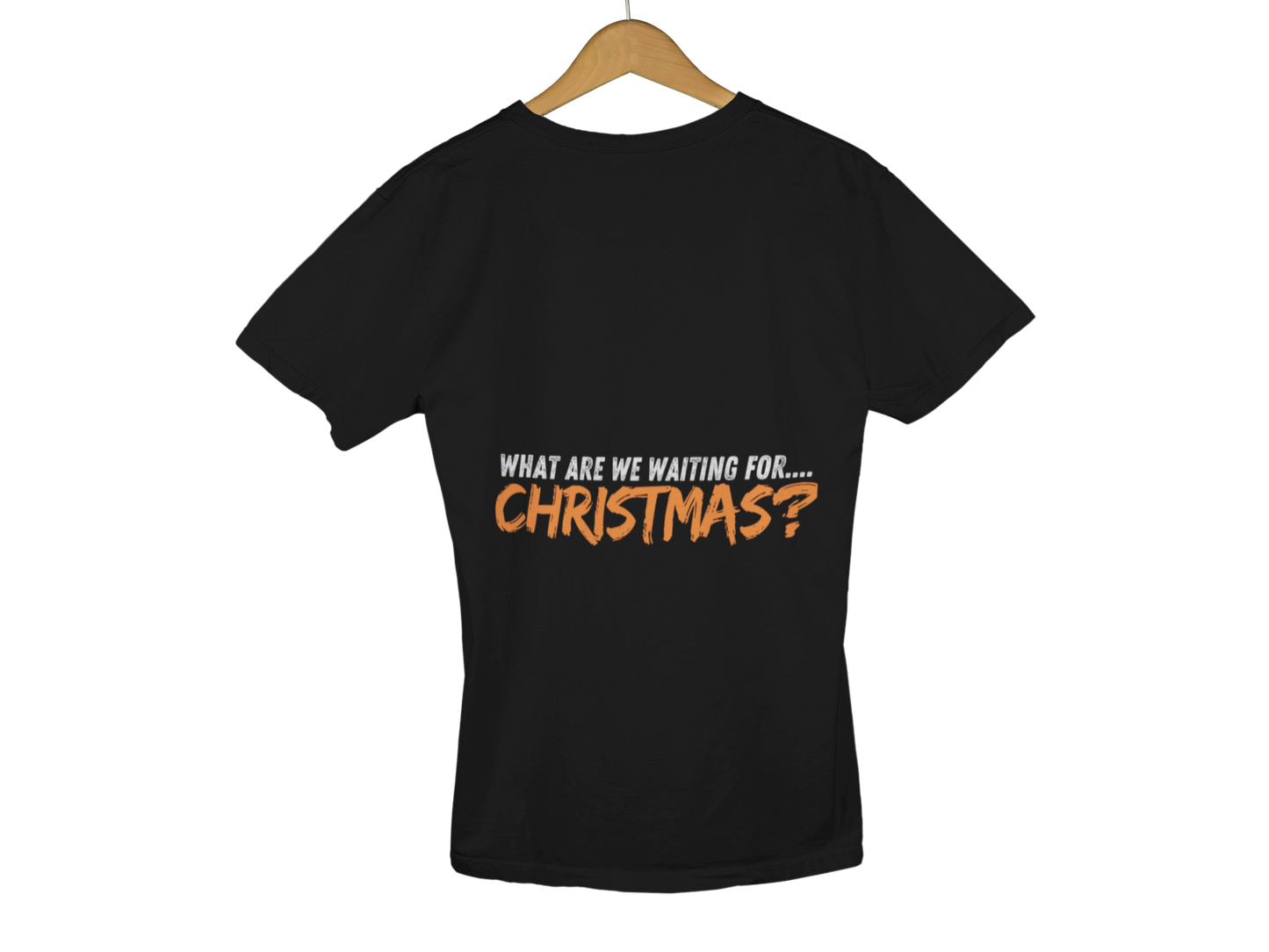 "WHAT ARE WE WAITING FOR... CHRISTMAS?" | Oversized Unisex T-shirt For Bollywood Lovers