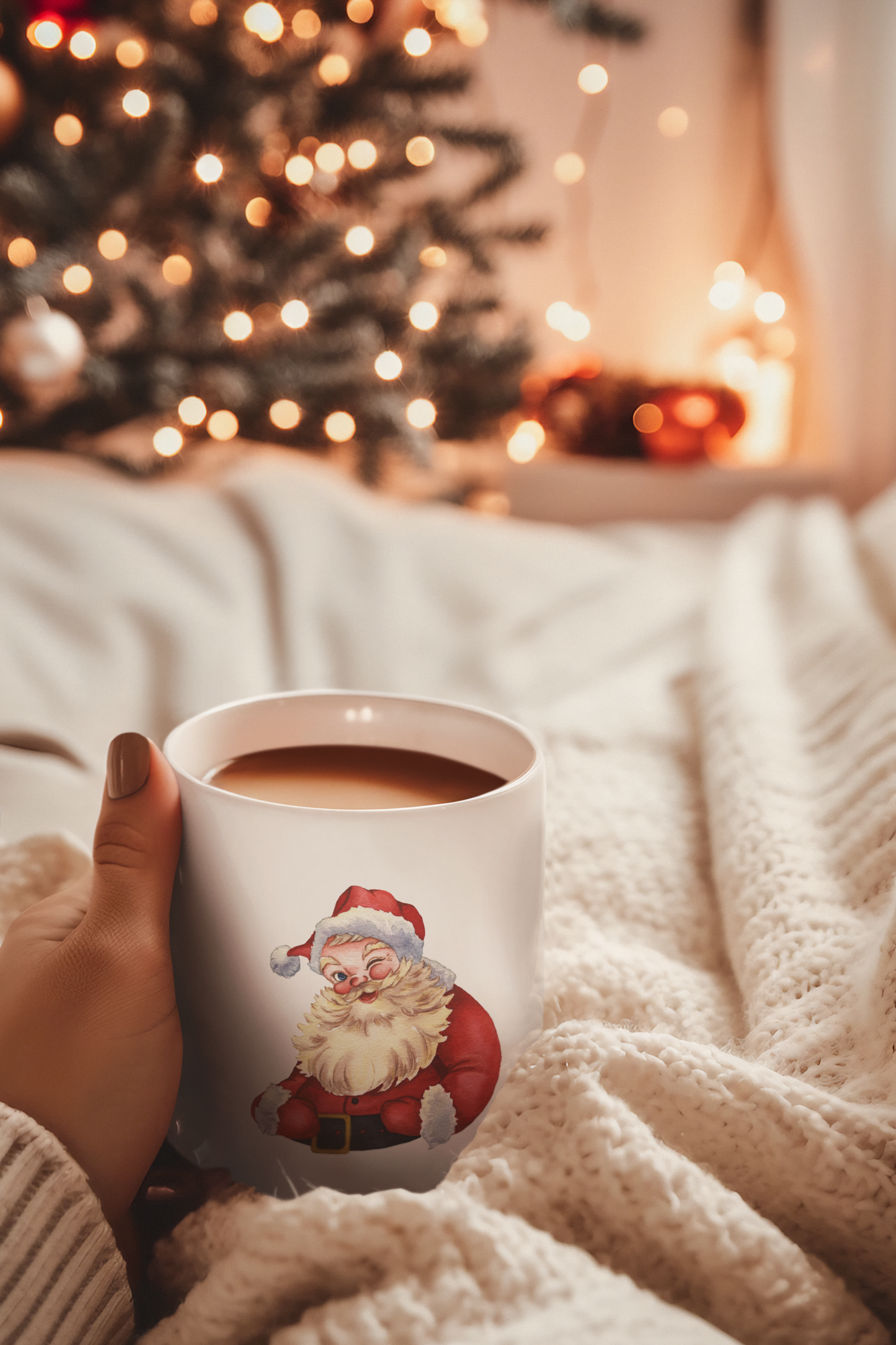 "SANTA MUG" | White | For Christmas Lovers