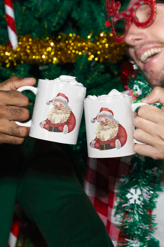 "SANTA MUG" | White | For Christmas Lovers