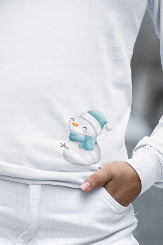 "TINY SNOWMAN" | Christmas Casuals | Full Sleeve T-shirt