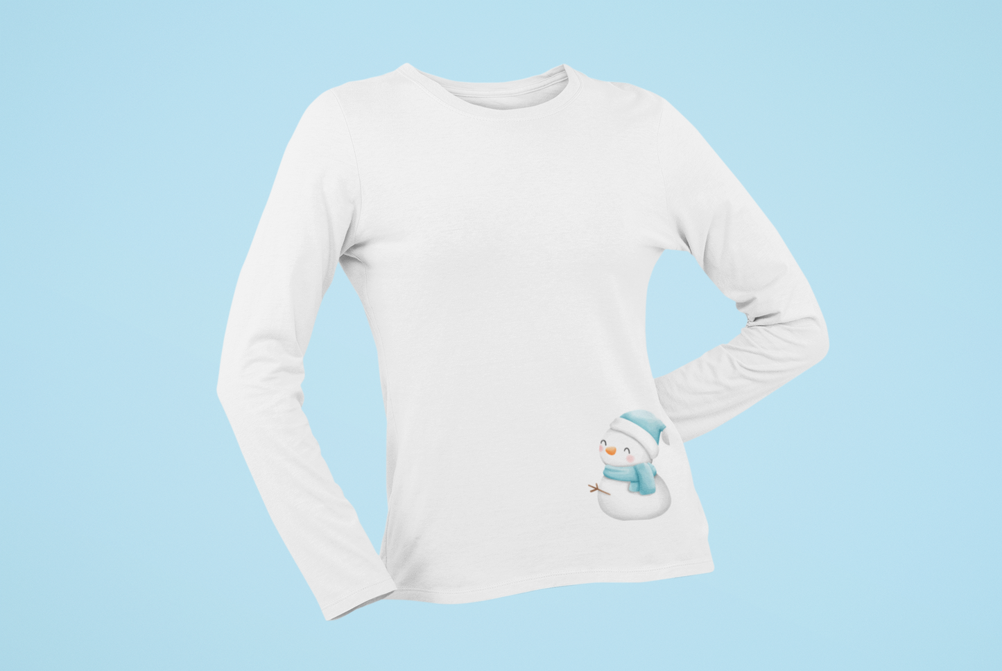 "TINY SNOWMAN" | Christmas Casuals | Full Sleeve T-shirt