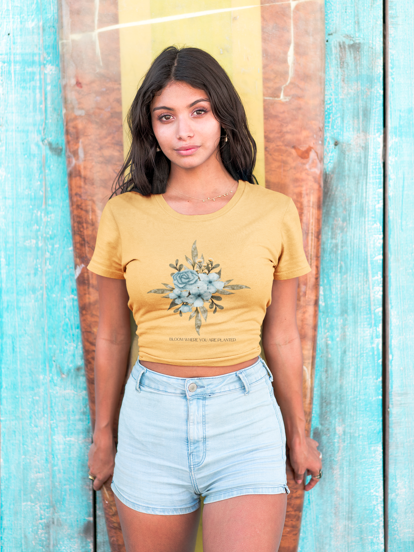 "FLOWER BUSH" Crop Top