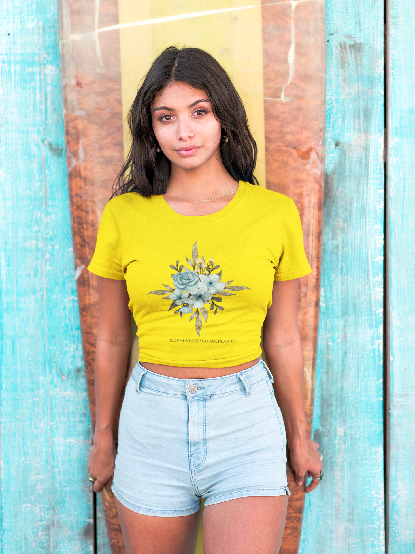 "FLOWER BUSH" Crop Top