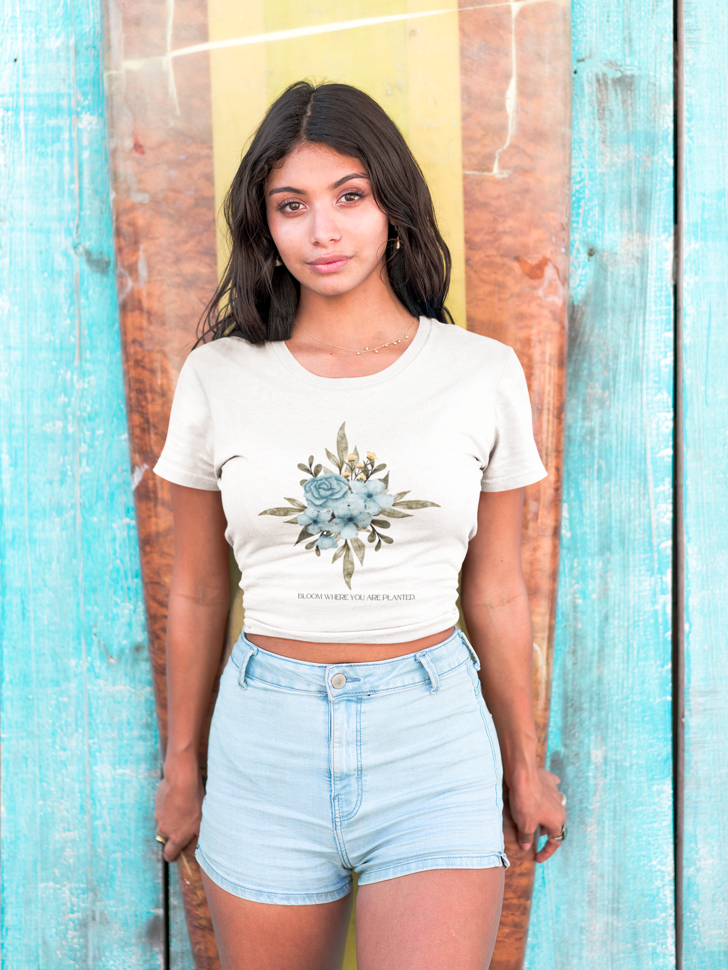 "FLOWER BUSH" Crop Top