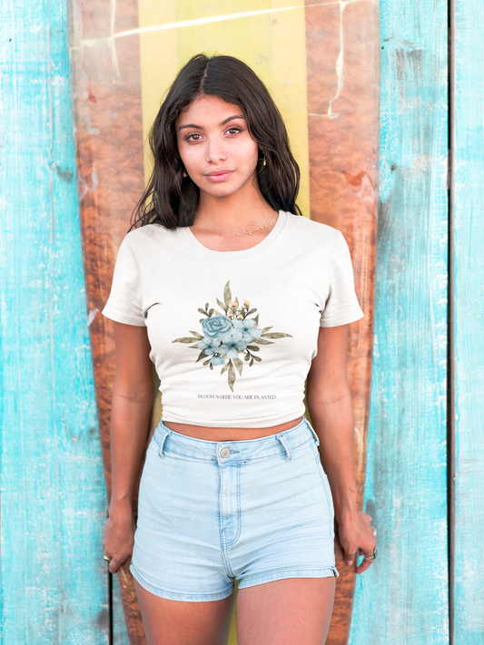 "FLOWER BUSH" Crop Top