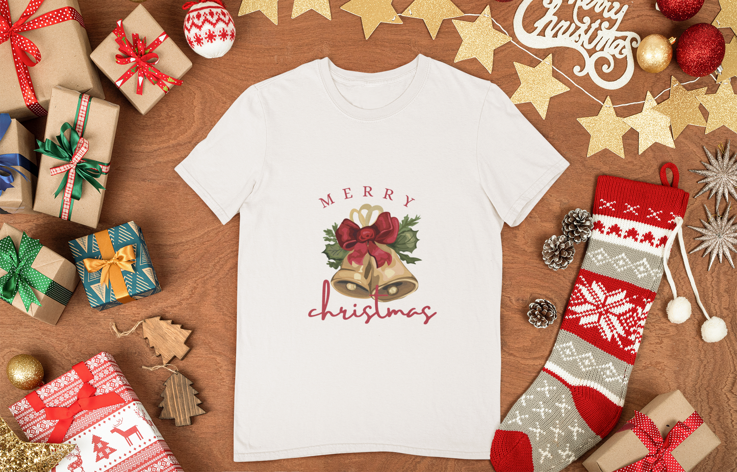 "MERRY CHRISTMAS BELLS" | T-shirt for All