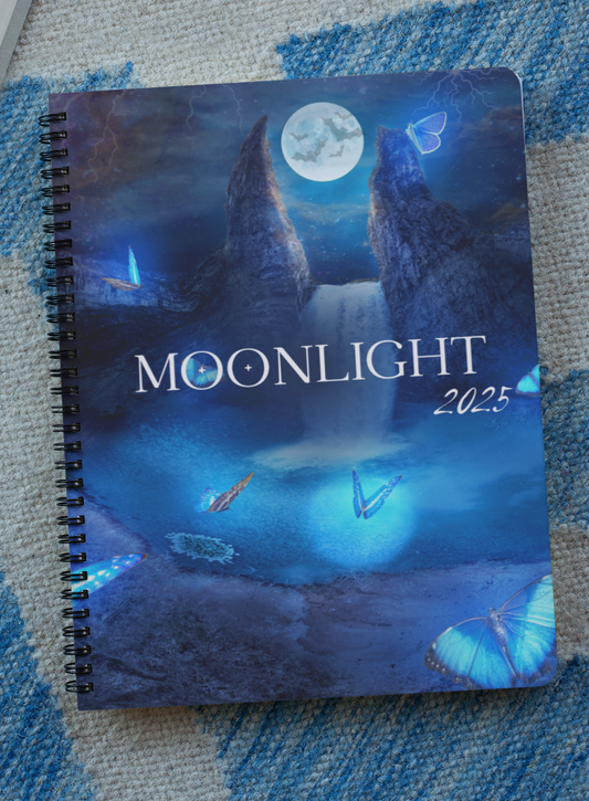 "MOONLIGHT 2025" | Unruled Journals | For Diary Lovers