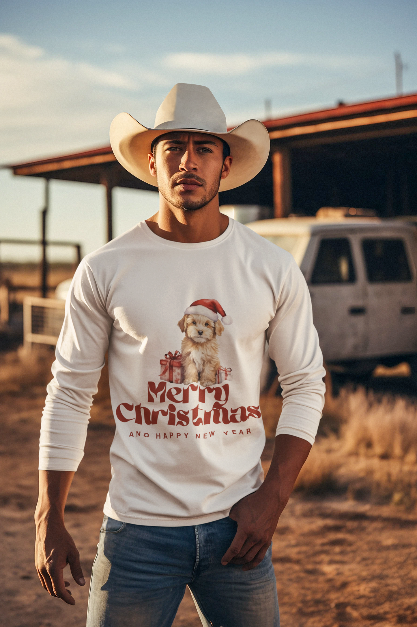 "MERRY CHRISTMAS" | Unisex Christmas T-shirts | Specially For Dog Lovers!